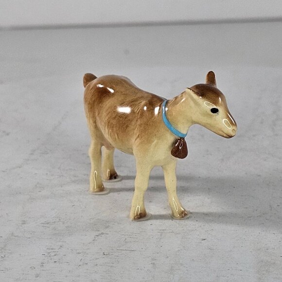 Hagen Renaker Mama Goat Miniature Figurine Blue Collar - Picture 6 of 10